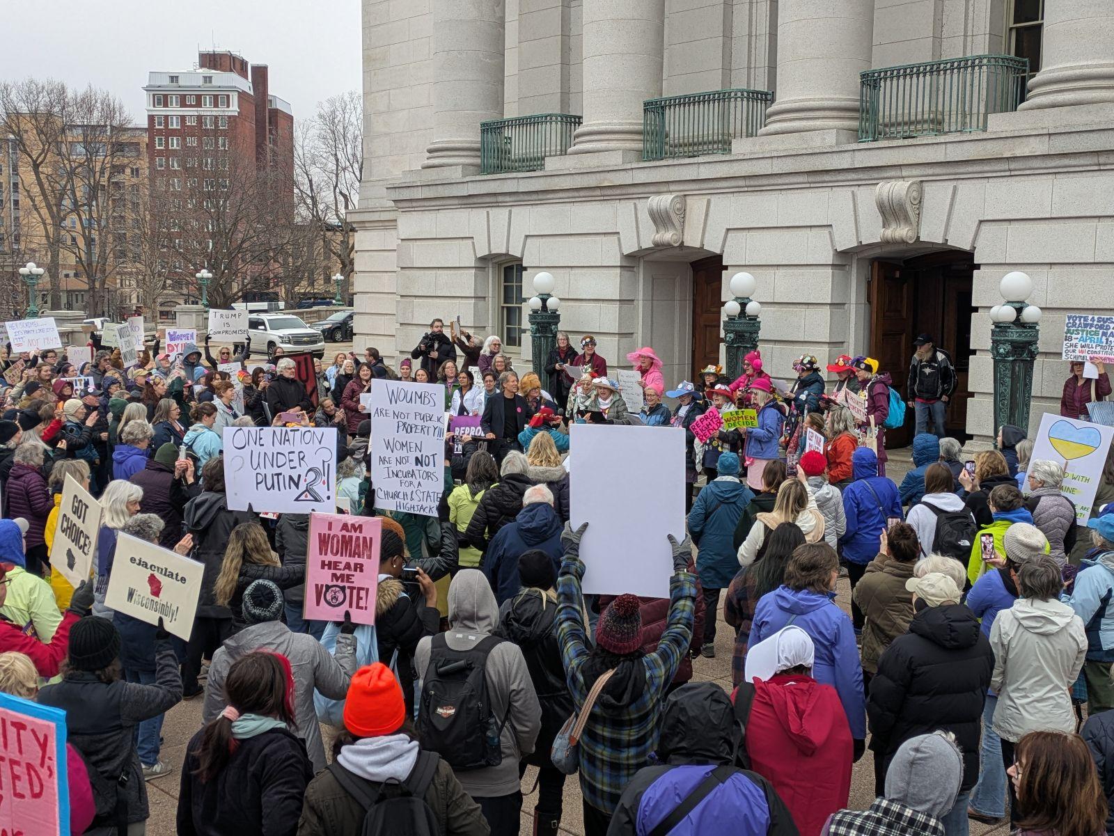 Hundreds Rally At Capitol In Favor Of Reproductive Rights