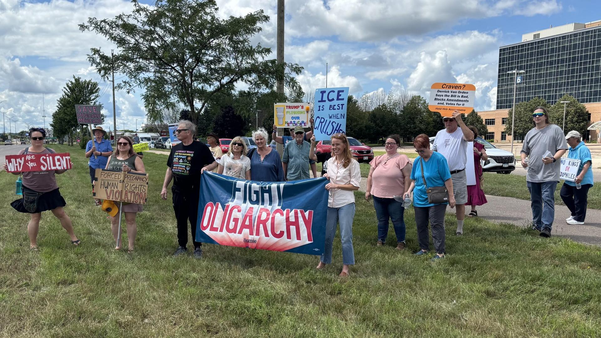Eau Claire Residents Rally Against Medicaid Cuts at Sacred Heart